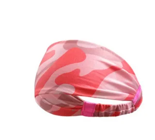 Fitness Sports Headband Yoga Headband Elastic Sports Headband Printed Bouquet Headband - A1626 Camouflage Powder