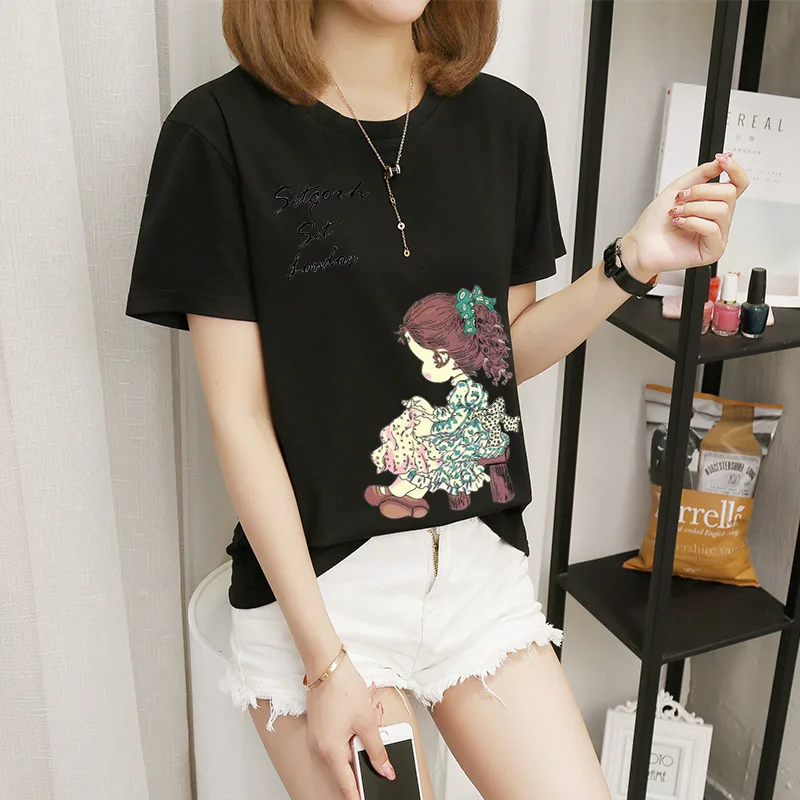 Women's Short-sleeved T-shirt Women - Black