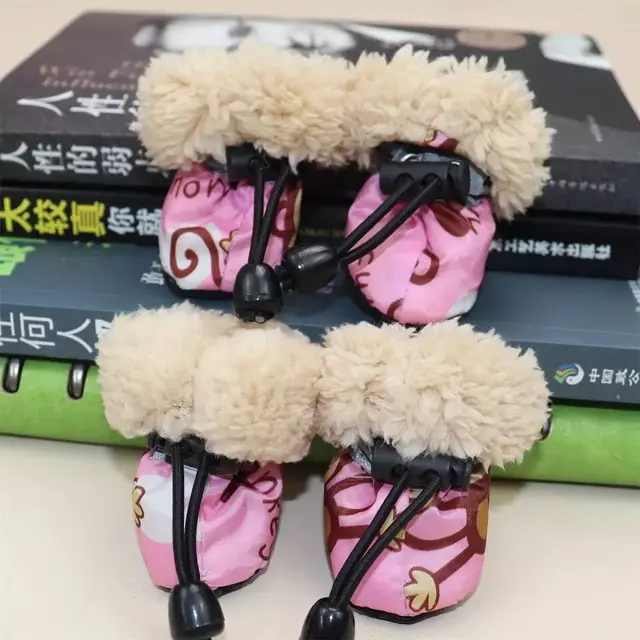 Teddy Bichon Shoes Small Dog Foot Cover Pink - Shop at LoveMi