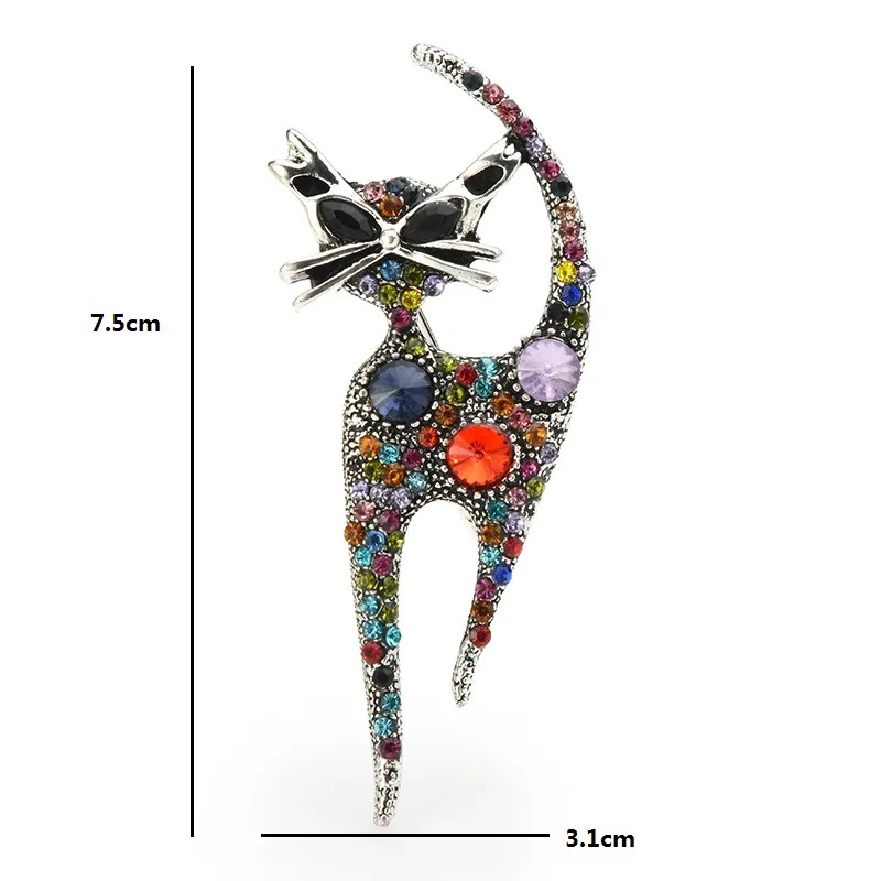 Cat Brooch European And American Exaggerated Pin Buckle - As Shown