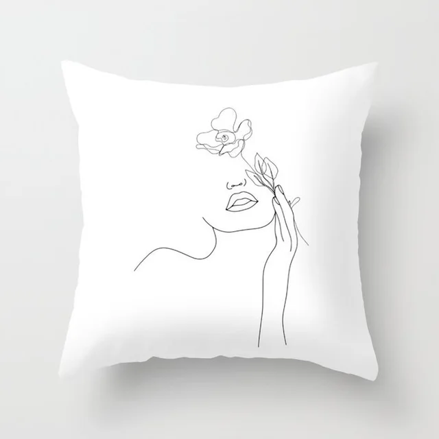 Pillowcase Black And White Geometric Pillowcase 7 - Shop at LoveMi