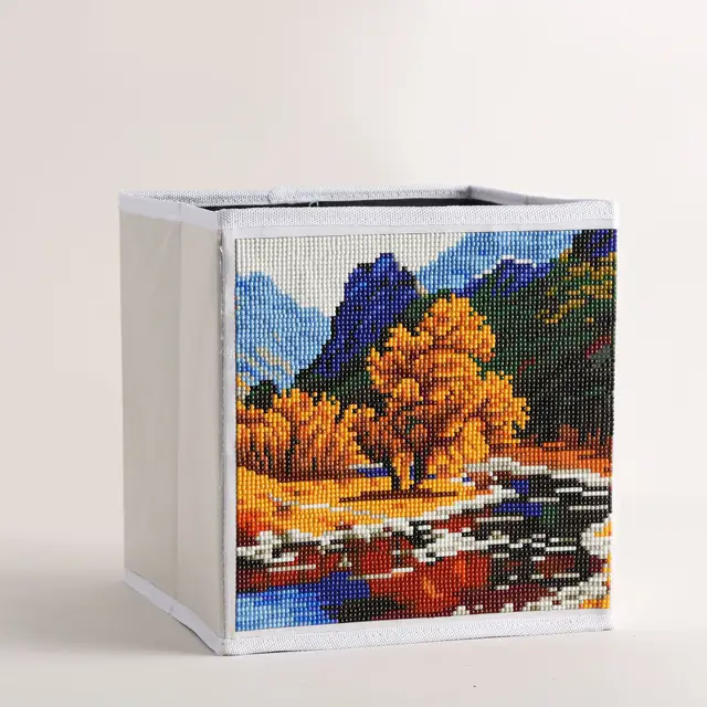 DIY Rubik's Cube Round Diamond Resin Diamond Shaped Diamond Storage Box Point Drill - Shop at LoveMi