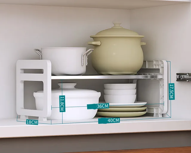 304 Stainless Steel Layered Rack Storage Rack Storage Rack Multi layer Pot Rack B - Shop at LoveMi