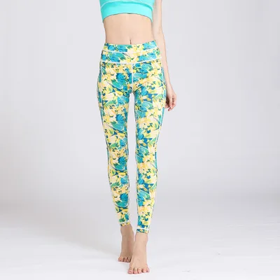 Yoga Spring And Autumn New Fitness Running Sports Tights High Waist 1Style S - Shop at LoveMi