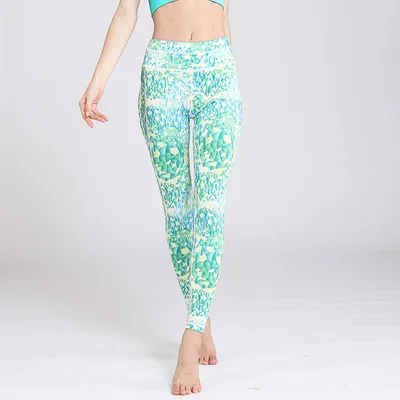 Yoga Spring And Autumn New Fitness Running Sports Tights High Waist 2Style - Shop at LoveMi
