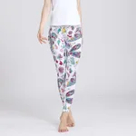 Yoga Spring And Autumn New Fitness Running Sports Tights High Waist - 5Style-M