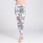 Yoga Spring And Autumn New Fitness Running Sports Tights High Waist - 6Style-L