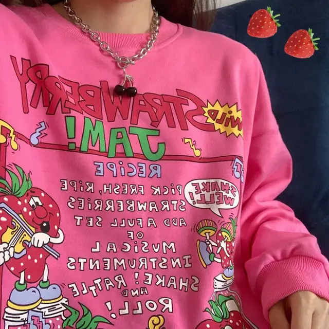 American Retro Shirt Student Trend Rose Red - Shop at LoveMi