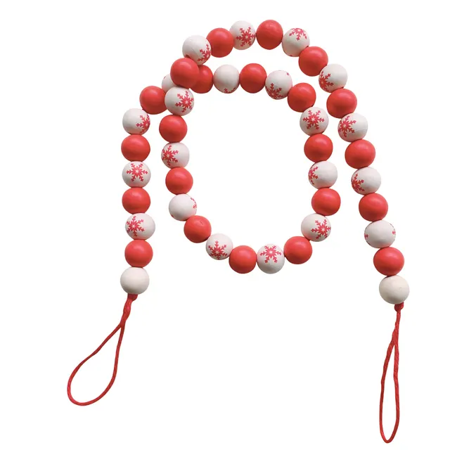 Color Wooden Bead Tassel String Hemp Rope Tassel Home Decoration Pendant I - Shop at LoveMi