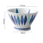 Pointed Leaf Blue Large