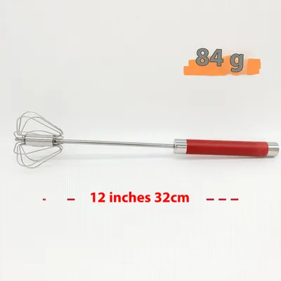 Stainless Steel 12 inch Semi automatic Whisk Baking Tools 12 Inch Red - Shop at LoveMi