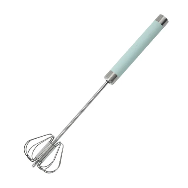 Stainless Steel 12 inch Semi automatic Whisk Baking Tools Blue - Shop at LoveMi