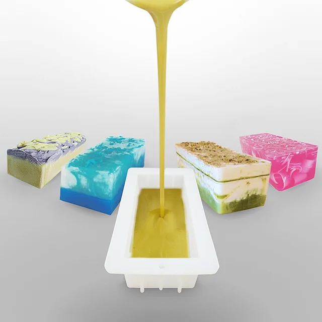 Silicone Thickened Soap Mold Handmade Soap Mold Rectangular Silicone Toast Mold Does Not Upset 1200ML Direct Sales 14 13 7 3Cm500Ml - Shop at LoveMi