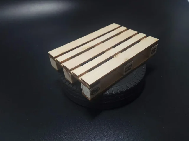 Trailer Scene Model Wooden Pallet Cargo Wooden Bracket Kit Default - Shop at LoveMi