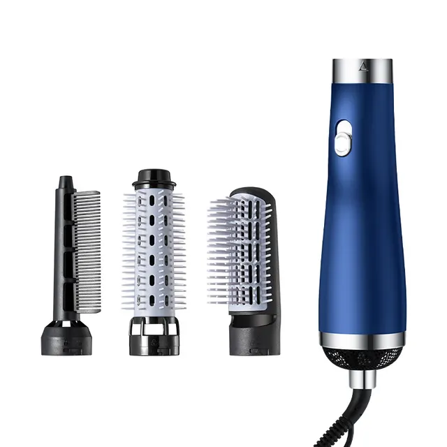 Three in one Self winding Heating Air Comb Blue - Shop at LoveMi