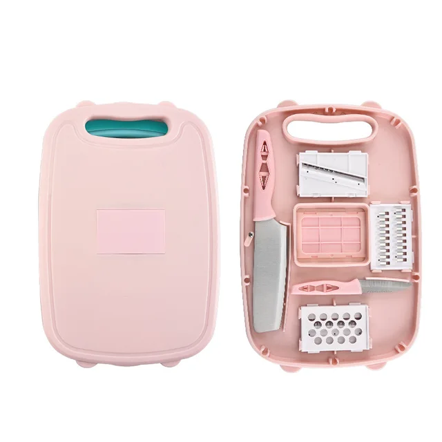 Material Washing And Draining Basket With Cutting Board Pink - Shop at LoveMi
