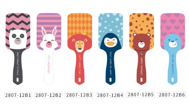 Shunfa Comb Cartoon Printing Large Plate Airbag Comb Default - Shop at LoveMi