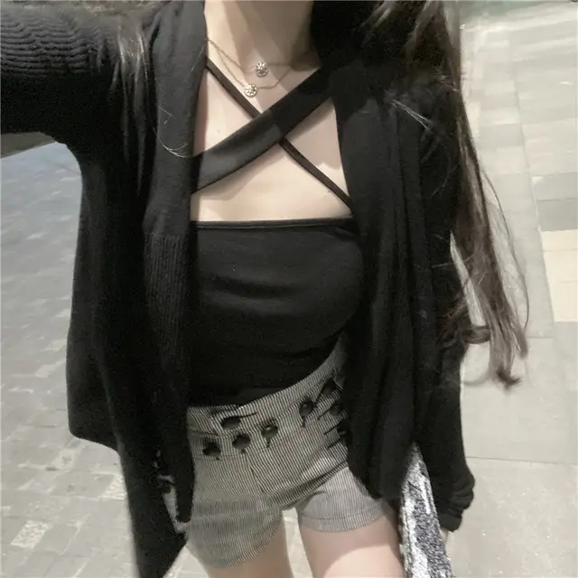 Fashionable Women's Halter Neck Sexy Inner Strap Black - Shop at LoveMi