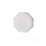 Round Lace White 6 Inch