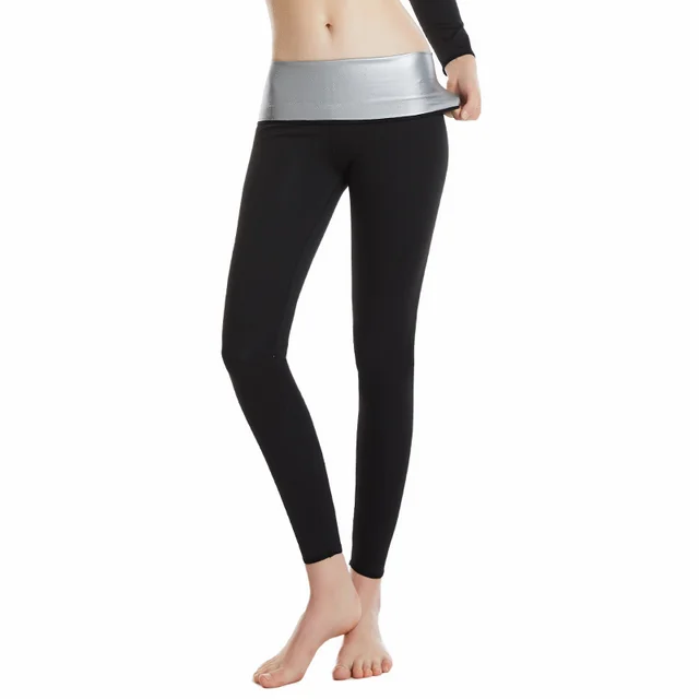 Women s Ninth Yoga Pants With Silver Coating Sweatpants High Waist Trousers - Shop at LoveMi