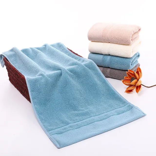 Pure Cotton Face Towel Does Not Shed Hair Blue - Shop at LoveMi