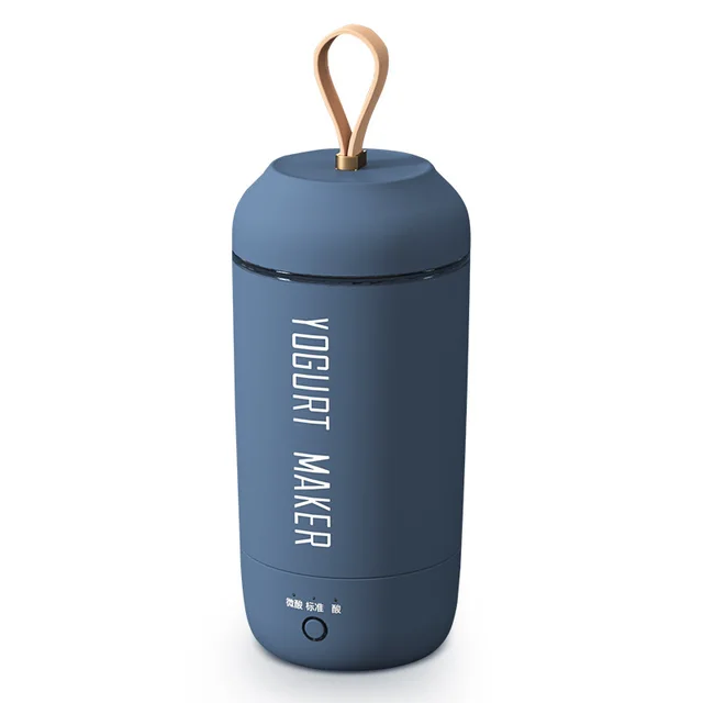 New Product Mini Multi Function Small Pumpkin USB Charging Accompanying Yogurt Cup Pocket Portable Yogurt Machine Accompanying Cup Blue - Shop at LoveMi