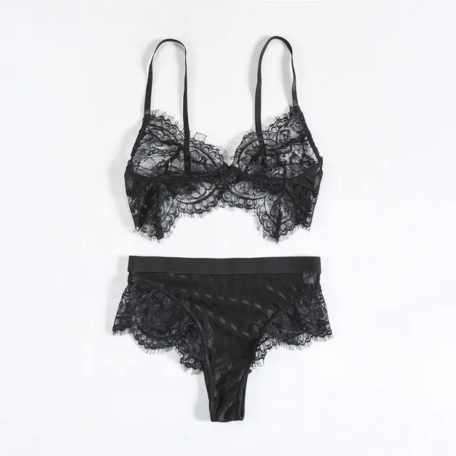 Sexy Lace Split Women's Underwear Black - Shop at LoveMi
