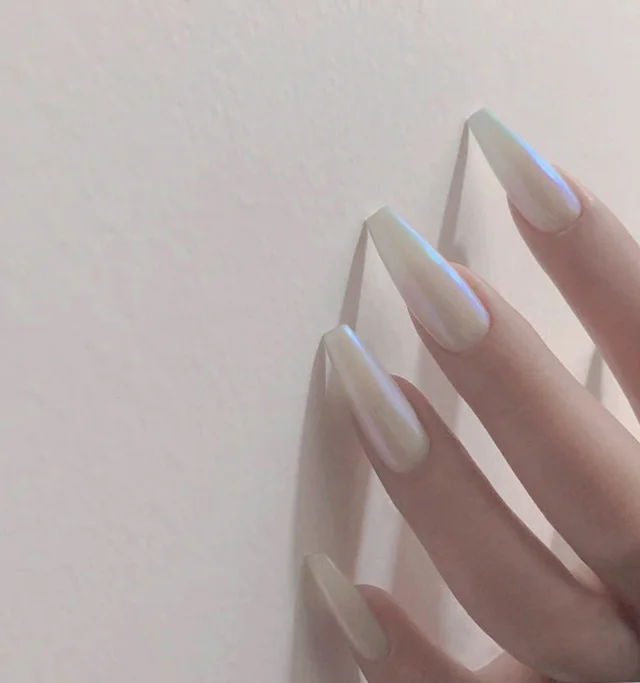 Long Ballet Nails With Flat And Pointed Water Droplets C - Shop at LoveMi