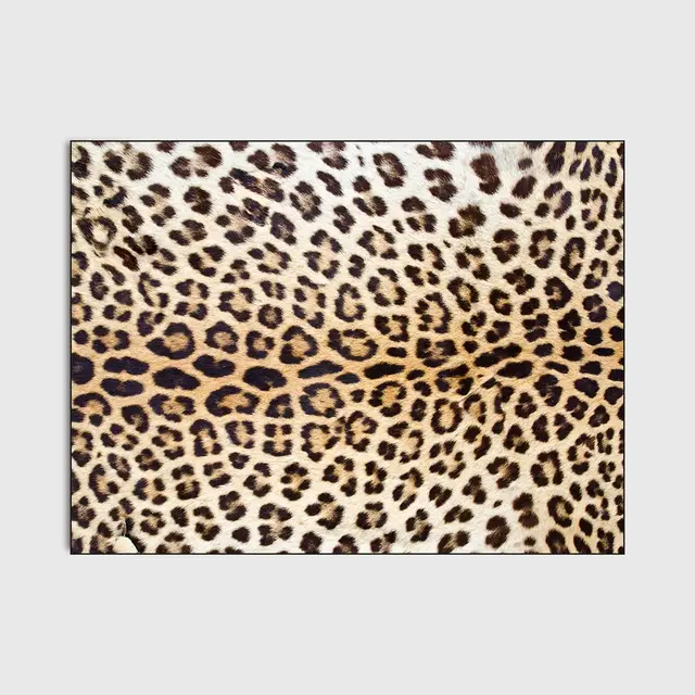 Sexy Wild Yellow Brown Leopard Print Living Room Bedroom Bedside Carpet 45X75Cm - Shop at LoveMi
