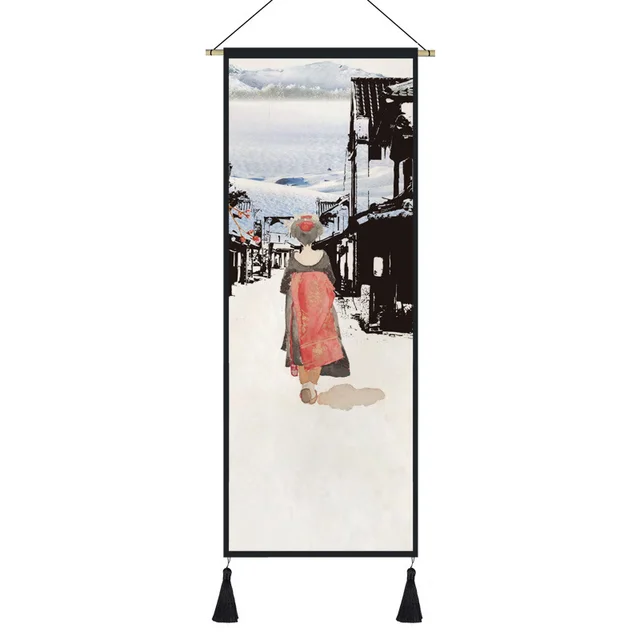 Cloth Painting Living Room Wall Decoration Painting Porch Tapestry Homestay Hanging Cloth 1 Color - Shop at LoveMi