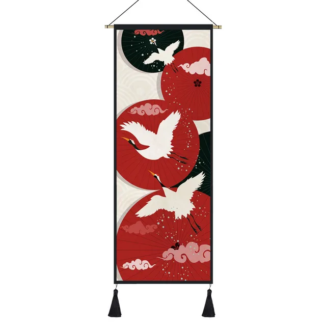 Cloth Painting Living Room Wall Decoration Painting Porch Tapestry Homestay Hanging Cloth 2 Color - Shop at LoveMi