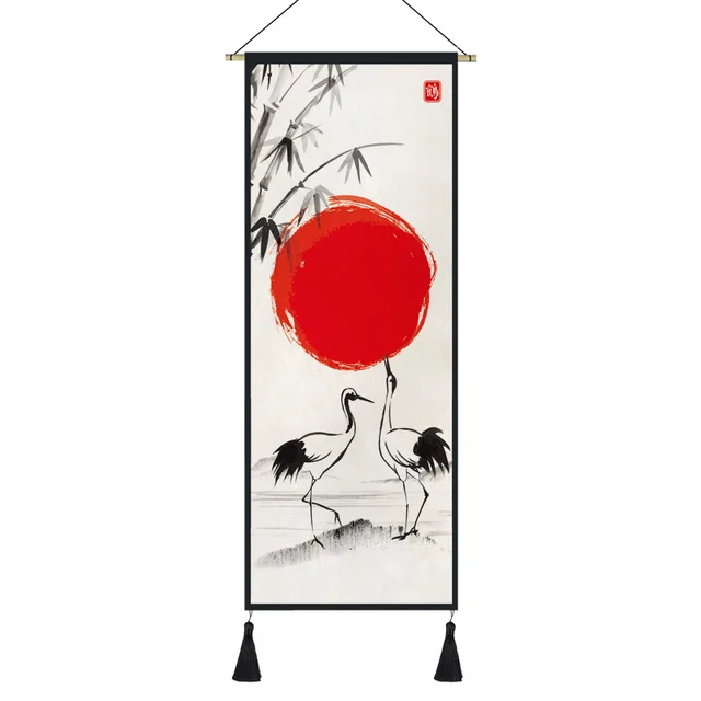 Cloth Painting Living Room Wall Decoration Painting Porch Tapestry Homestay Hanging Cloth 5 Color - Shop at LoveMi