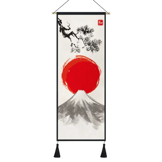 Cloth Painting Living Room Wall Decoration Painting Porch Tapestry Homestay Hanging Cloth 9 Color - Shop at LoveMi