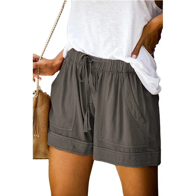 European Version Of High waisted Wide leg Pants Dark Grey - Shop at LoveMi