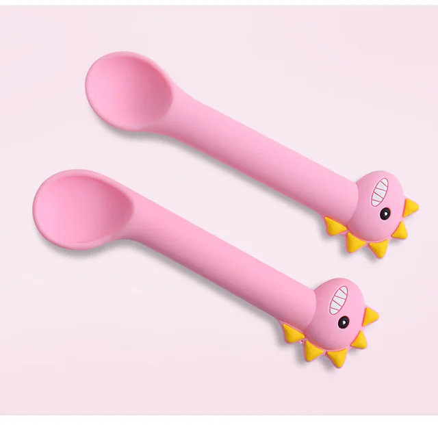 Baby Grid Plate Training Fork and Spoon Set I - Shop at LoveMi