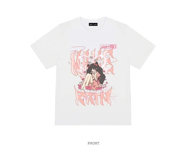 Bf Style Student Hip Hop All Match Trend Top Ins Summer Original Tide Brand Fried Street Dark Short Sleeved t Shirt Loose White - Shop at LoveMi