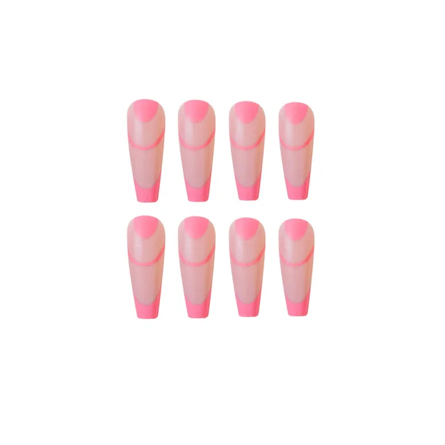 Long Ballet Frosted Pink French Style Pink - Shop at LoveMi