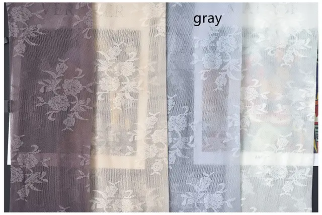 Retro Lace Rose Flower Embroidery Ultra Thin Dark PatternFemale Summer Sweet Court Lolita White StockingsPantyhose Light Gray - Shop at LoveMi