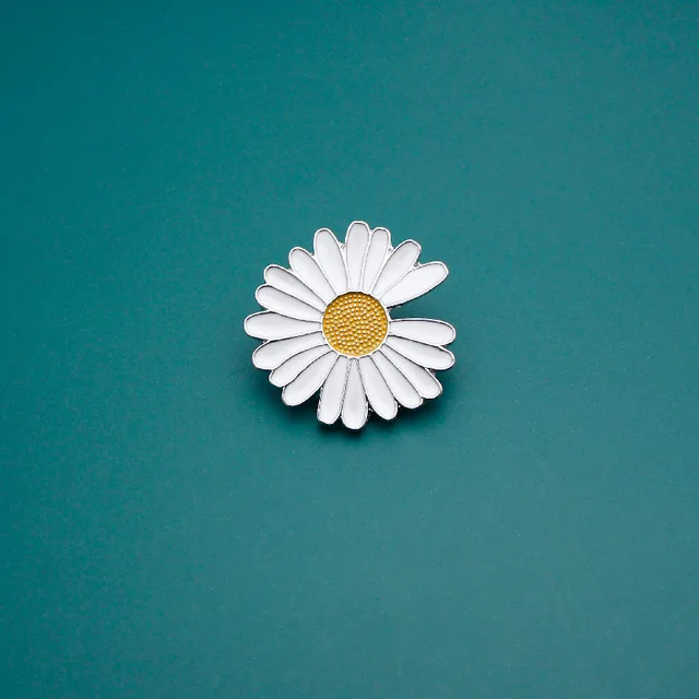 Pin Sun Flower Badge Personality New Version Of Daisy - Shop at LoveMi