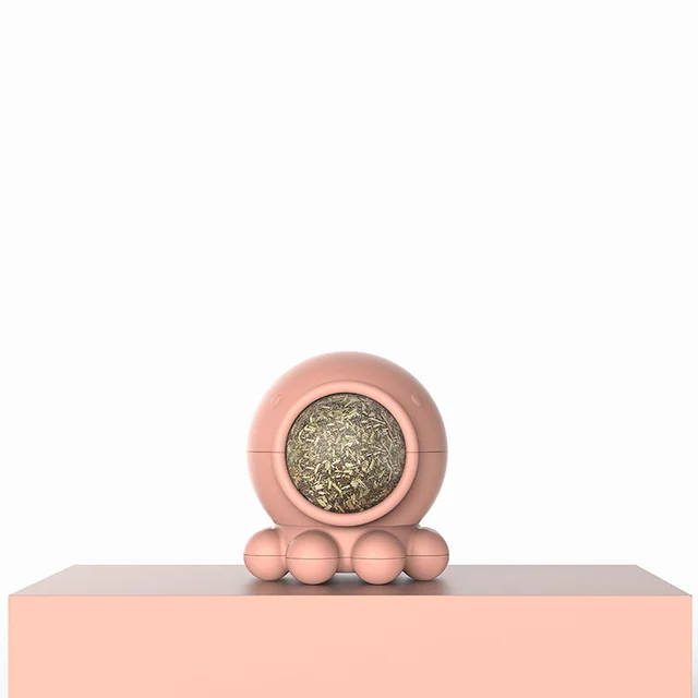 Octopus Catnip Toy Ball Licking Rotating Molar Wall Stick - Shop at LoveMi