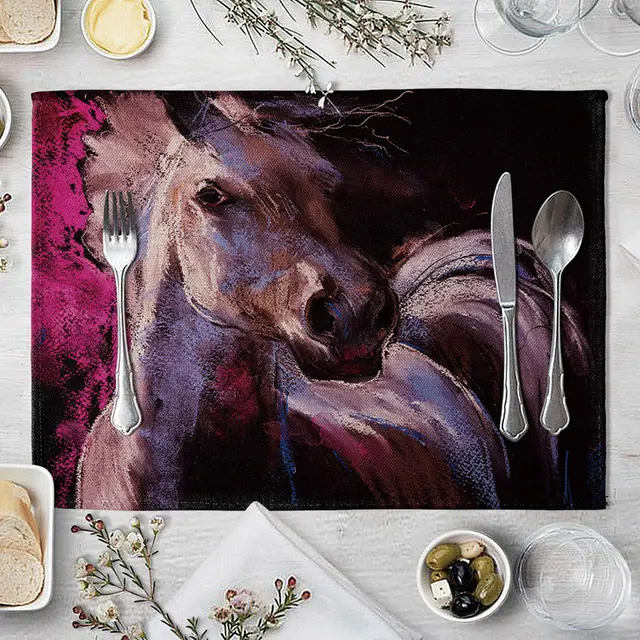 Striped Printed Western Placemat Placemat A03 - Shop at LoveMi