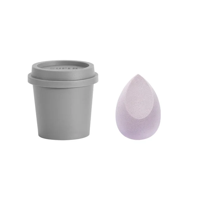 Beauty Egg Dry And Wet Soft Coffee Cup Storage Box Light Purple One Size Fits All - Shop at LoveMi