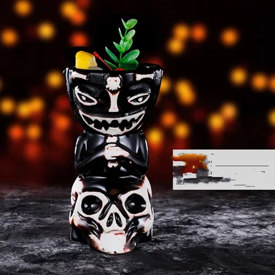 350ml 700ml Ceramic Tiki Mug Creative Porcelain Beer Wine Mug Cup 03Style - Shop at LoveMi