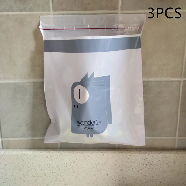 Cartoon Disposable Household Garbage Bag Adhesive Car Garbage Bag Creative Car Storage Bag Factory Spot Purple 3Pcs - Shop at LoveMi