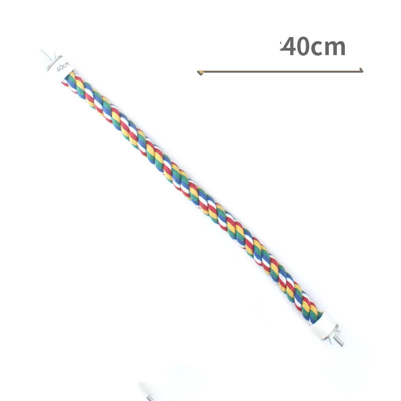 Parrot Standing Pole Climbing Rope Standing Stick Ladder Birdcage Accessories - 40Cm