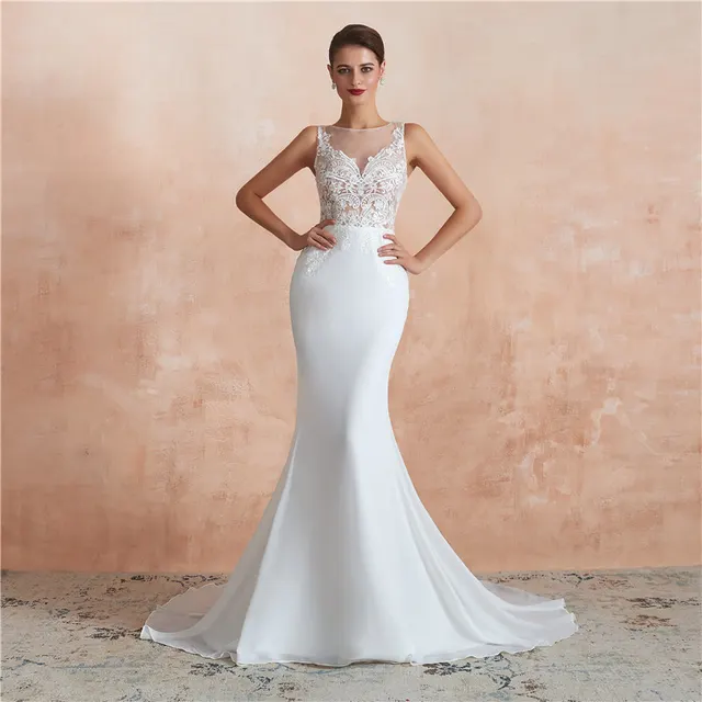 New Fashion Sexy Catwalk Fishtail Evening Dress White - Shop at LoveMi