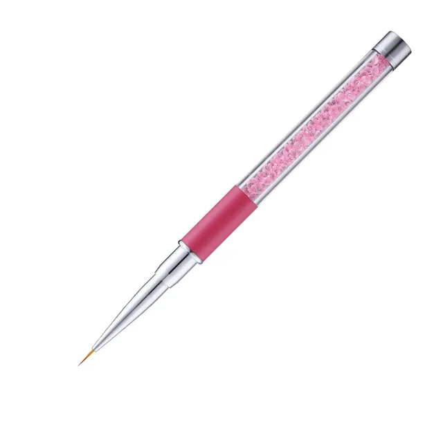 Nail Art Pen Acrylic Diamond Phototherapy Pen Drawing Pen Nail Brush Crystal Carving Paint Pen Nail Tools Pink - Shop at LoveMi