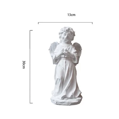 Old Resin Girl Angel Desktop Ornaments I - Shop at LoveMi