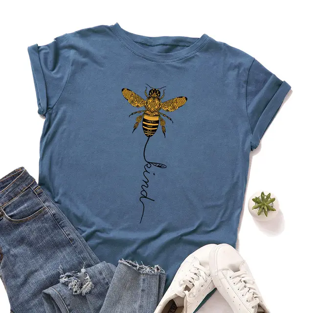 European And American Women'S Loose Round Neck Short Sleeved T Shirt Women'S Base Royal Blue - Shop at LoveMi