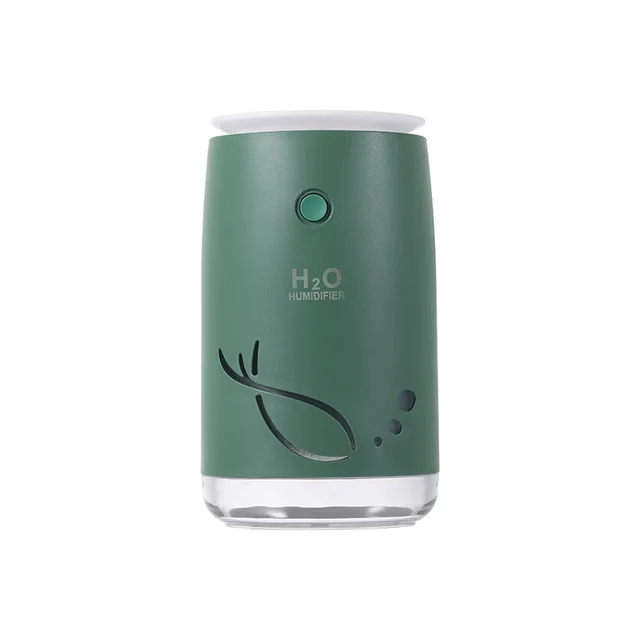 New Small Tail Fish Night Light Humidifier USB Mini Car Air Purifier Household Humidifier Green - Shop at LoveMi